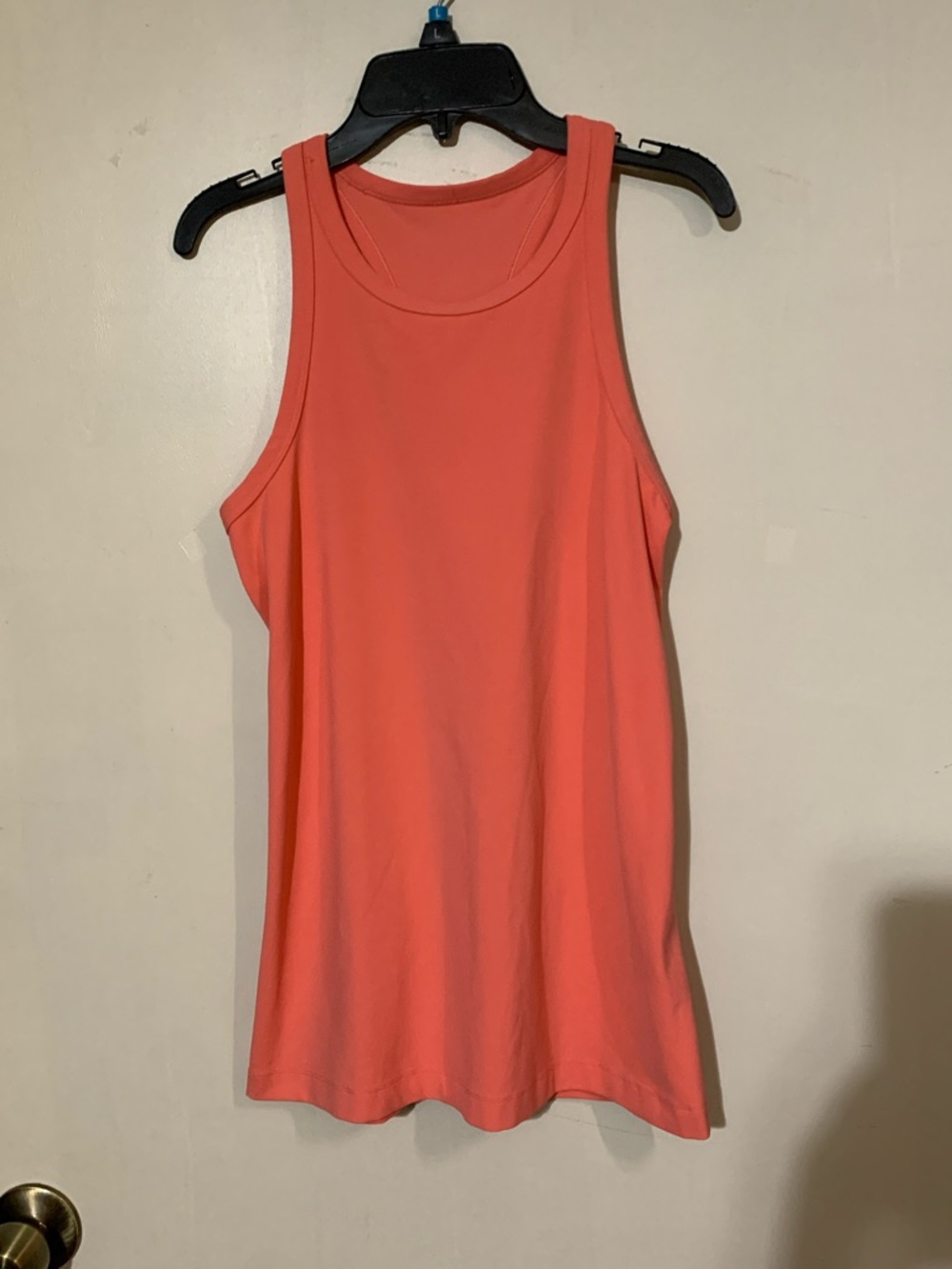 Lululemon Coral-Orange Performance Tank